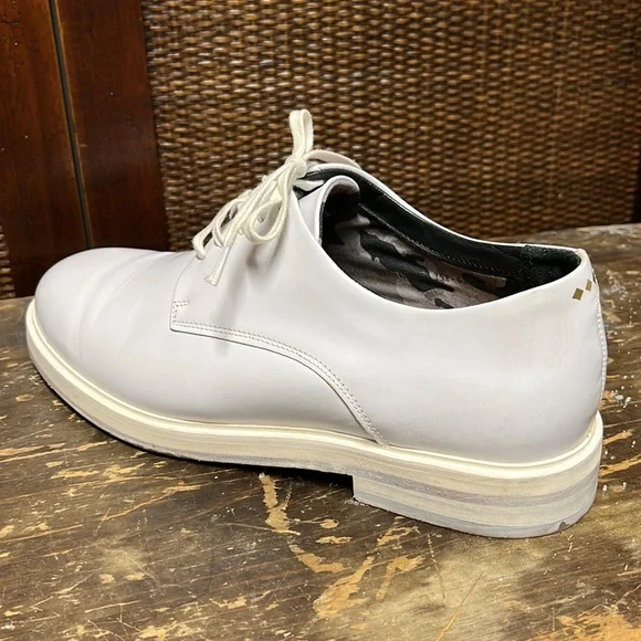 Royal RepubliQ White Dandy Derby Oxford Dress Shoes - Picture 9 of 16
